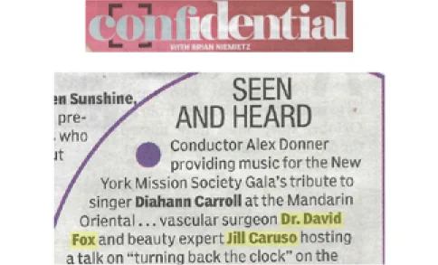 New York Daily News — Fox Vein & Vascular press